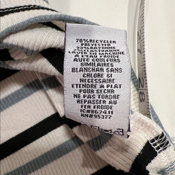 Nice Striped Ribbed Top - Picture 7 of 7